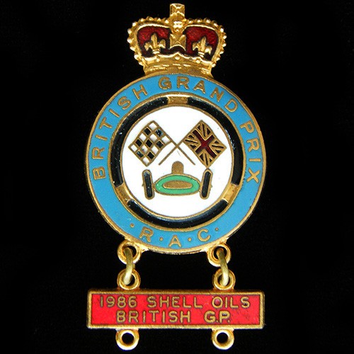 British grand prix lapel - british,