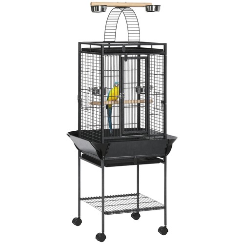 Pawhut steel bird cage - pawhut,