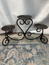 Wrought Iron 3-Arm Pillar