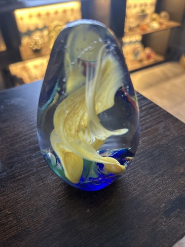 Vintage multi color swirl egg - multi,