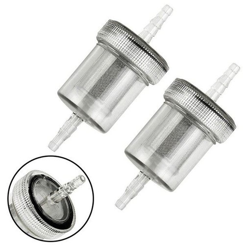 2pc line fuel filter 4mm - fuel,