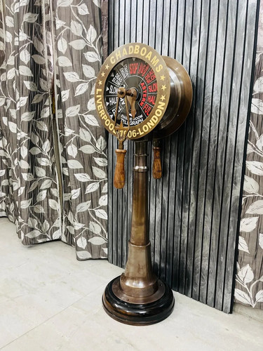 Antique brass engine - antique,
