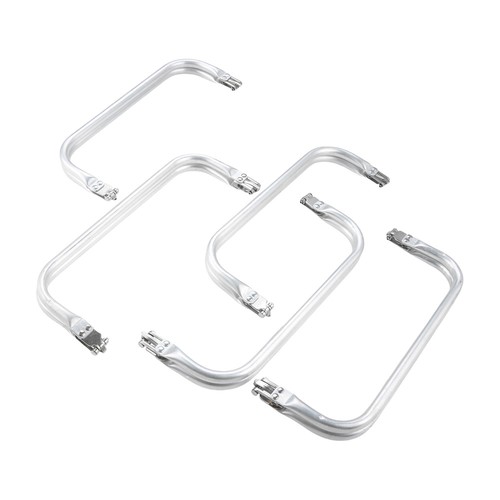 5pack aluminum purse frame - aluminum,