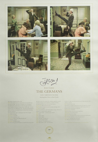 John cleese signed fawlty - signed,