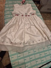 Monsoon ivory Floral Party Occasion Dress Age 12-18 Months brand new with tag