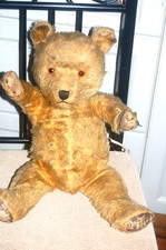 Vintage 1930s   1940    Mohair Teddy Bear – Collectible