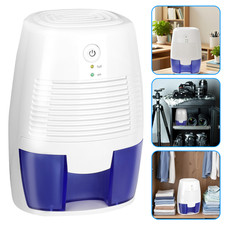 Dehumidifier 500ml Tank Portable for Damp Mould Moisture Ultra-Quiet Compact 