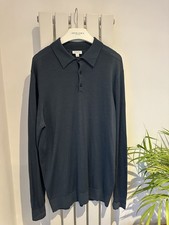 Sunspel Large Petrol Blue
