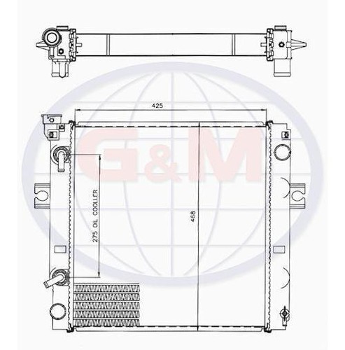 Radiator for forklift truck - radiator,