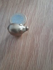 Vintage Solid Brass Pig Small 