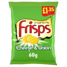 Full Box of 16 Bags 60g Frisps