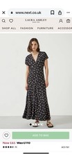 NEW - Hush Black Amelia Printed Polka Dot Maxi Dress Size 14
