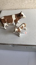 New Schleich Simmental Cow &