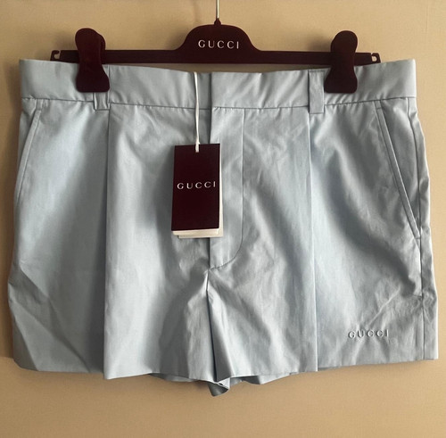 Gucci men blue pleated - men’s,