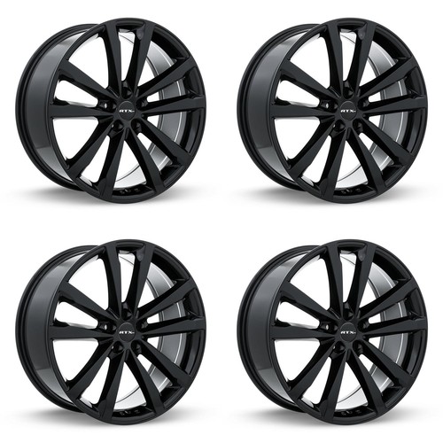 Set gloss black - set, 4