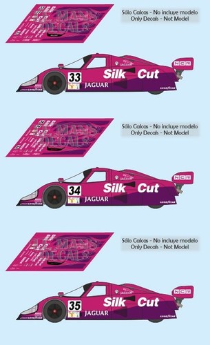 Decals jaguar xjr mans - jaguar, le