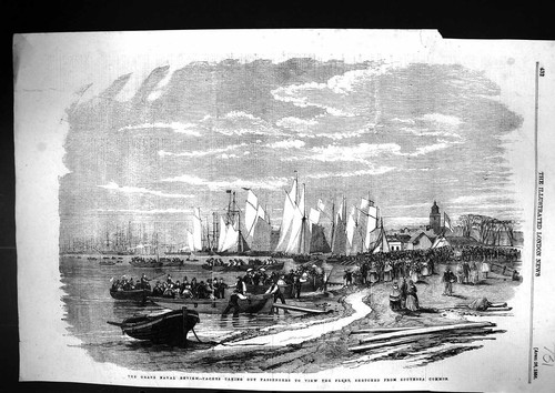 Old 1856 grand naval review - old,