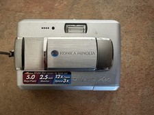 Konica Minolta Dimage X60 Digital Camera 5.0MP Silver With Case Good Condition