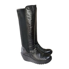 FLY LONDON YEVE 8/8.5 Black