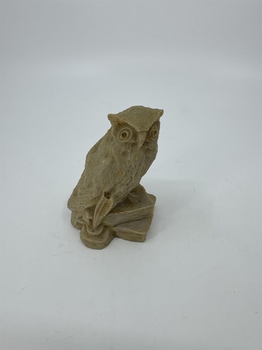 Vintage carved owl - carved, bird