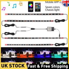 4X RGB Strip LED Under Car