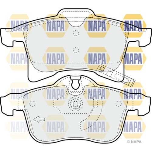 Brake pads set for vauxhall - brake,