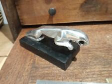 JAGUAR  CAR BONNET MASCOT MOUNTED  LEAPING JAGUAR 5 7/8" INCH LONG 