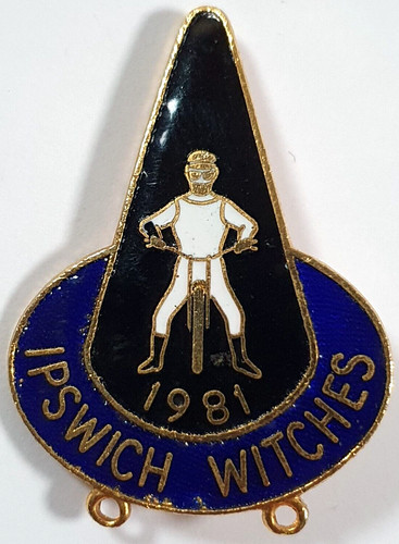 1981 ipswich speedway enamel - 1981,