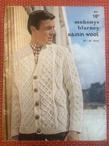 Mens aran cable knit - mens, v