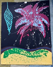 KIP GRESHAM 1951-2024 Limited Ed SCREENPRINT Palm Tree ed 3/20 pop art 1981