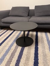 Round Coffee Table Black Matt