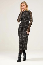 M&Co Petite Women's Polka Dot