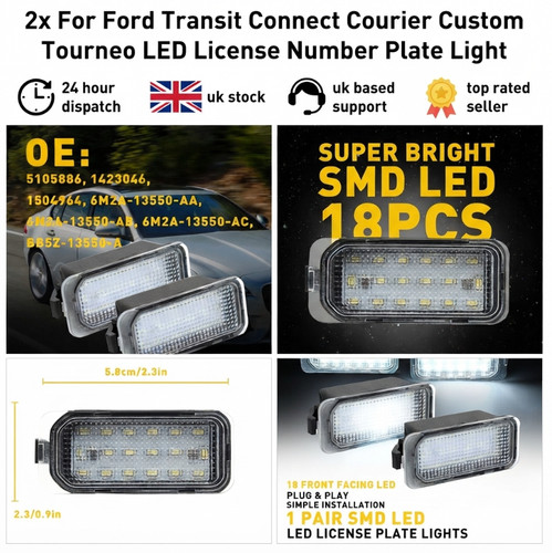 Led license plate light - plate,