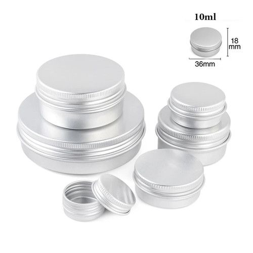 50pcs 5ml 100ml empty - 5ml-100ml, silver