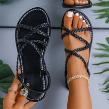 Women's Braided Cross Strap