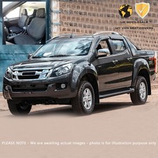 ISUZU D MAX FRONT SEAT COVERS WITH SEPARATE HEADRESTS (2025 ON)  BLACK 812