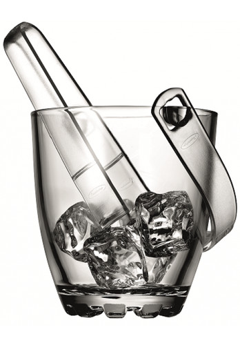 Small glass ice - ice, bucket