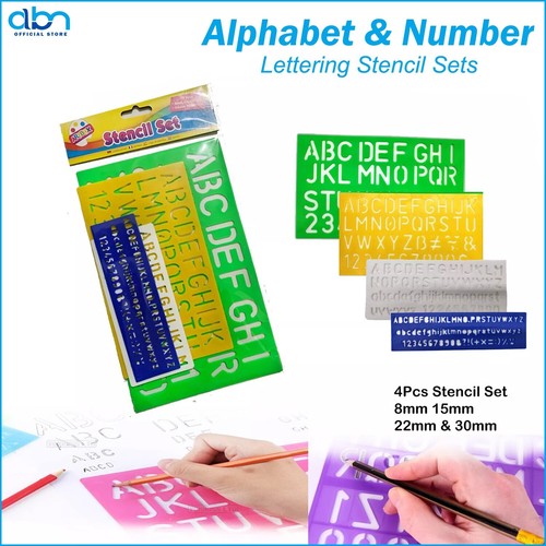 4pcs stencil set - set, 30mm