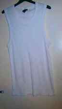 Mens Spring/Summer Fashion Vest Tops - 2 Colours White Or Dark Grey