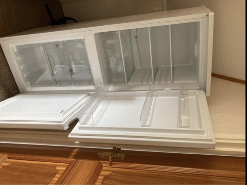 Small logik fridge - small, 50/50