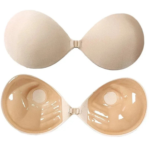 Silicone strapless push bra - silicone,