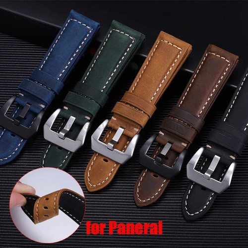 Leather watch strap handmade - watch,