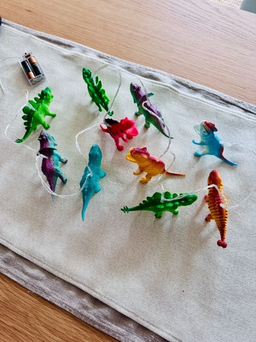 Dinosaur fairy lights - dinosaur,