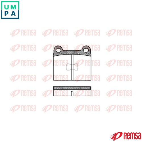 Brake pad set disc - brake,