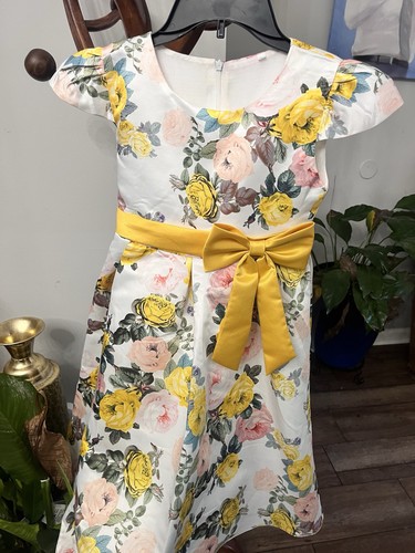 Floral girls dress - floral,