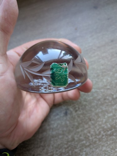 Edinburgh crystal clear etched - edinburgh,