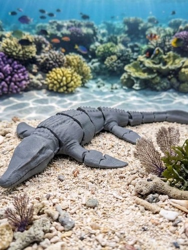 Printed mosasaur flexi - printed,