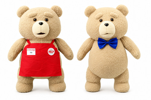 46cm movie4 ted bear - movie4, plush