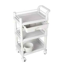 Tier service trolley with - 3-tier,