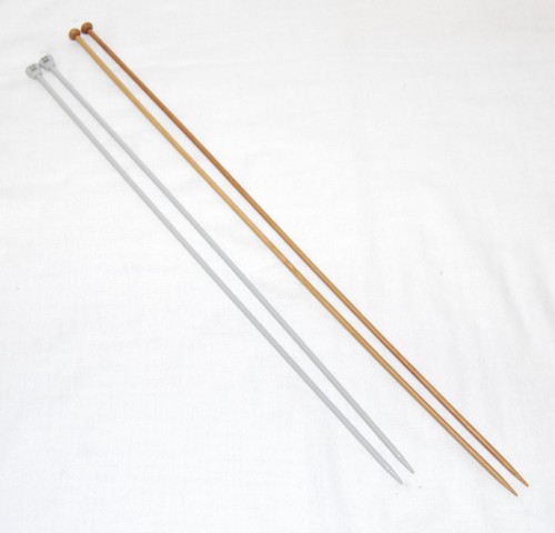 Single pointed knitting needle - single,